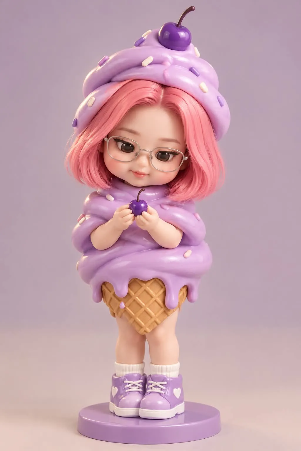 Ice Cream and Cherry Designer Toy output 2