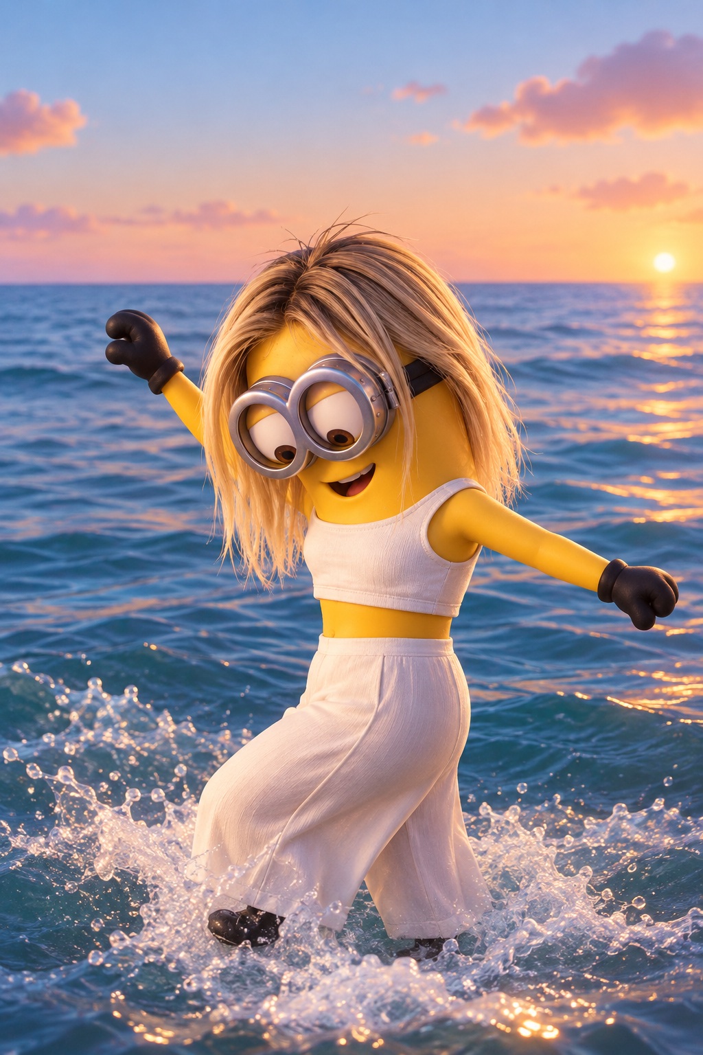 Transform a Person and Scene into a Minion output 4