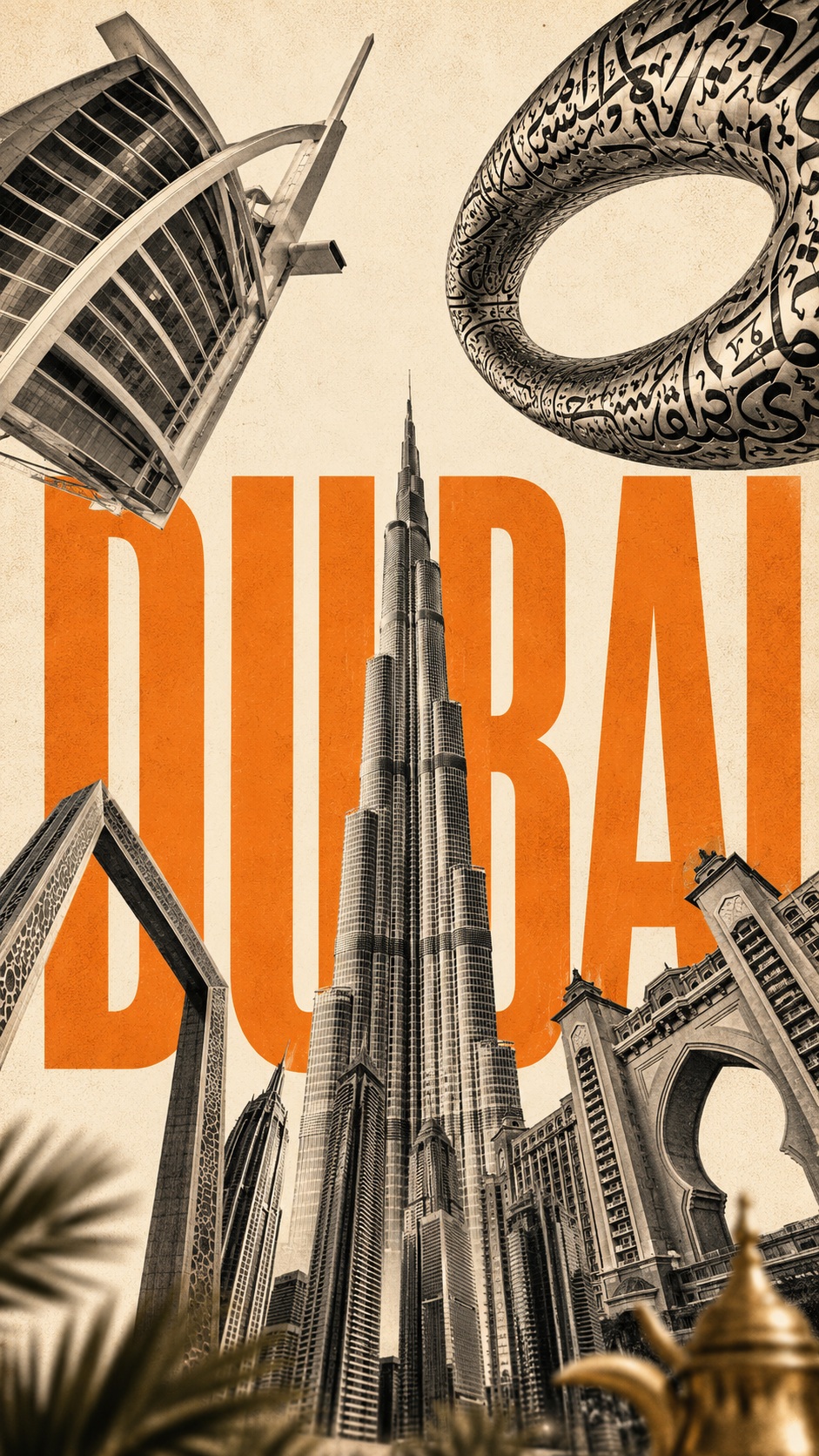 Radial City Landmark Poster output 5