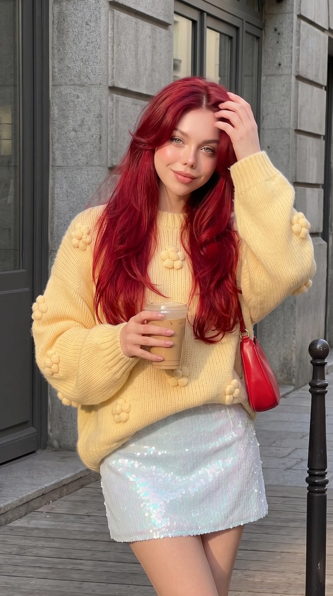 Golden-Hour Coffee Break Street-Fashion Portrait output 3