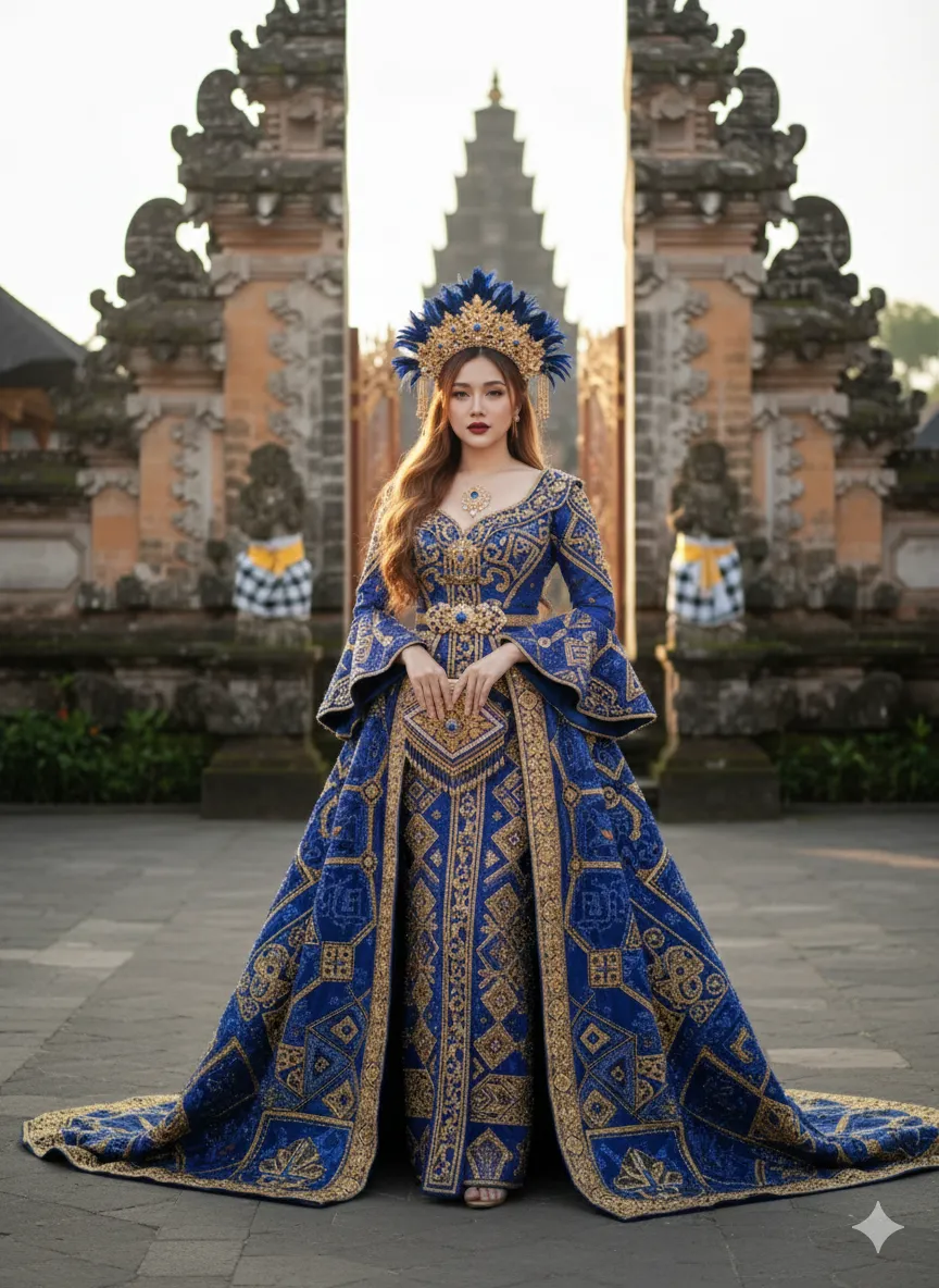 Borneo Kalimantan Royal Fashion Portrait output 3
