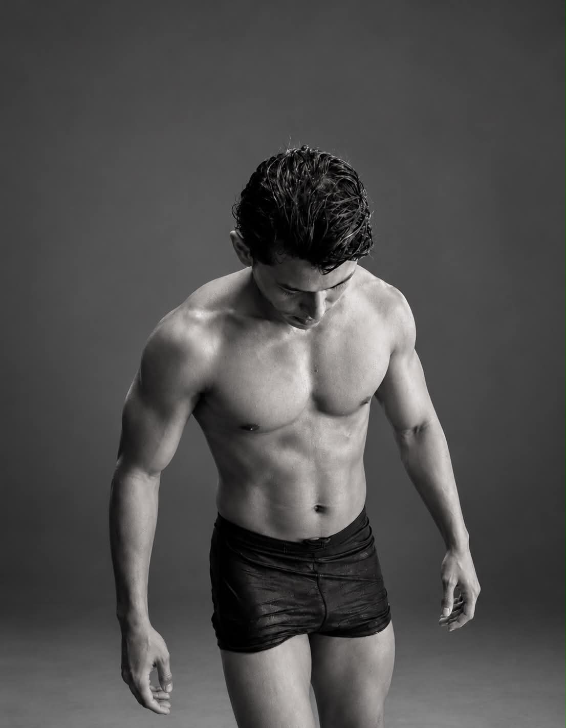 Black-and-White Fitness Studio Photo Edit output 3