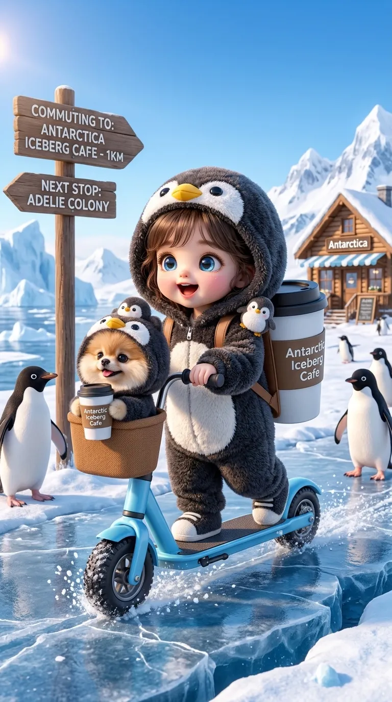 Chibi Commuter’s Antarctic Café Adventure output 2