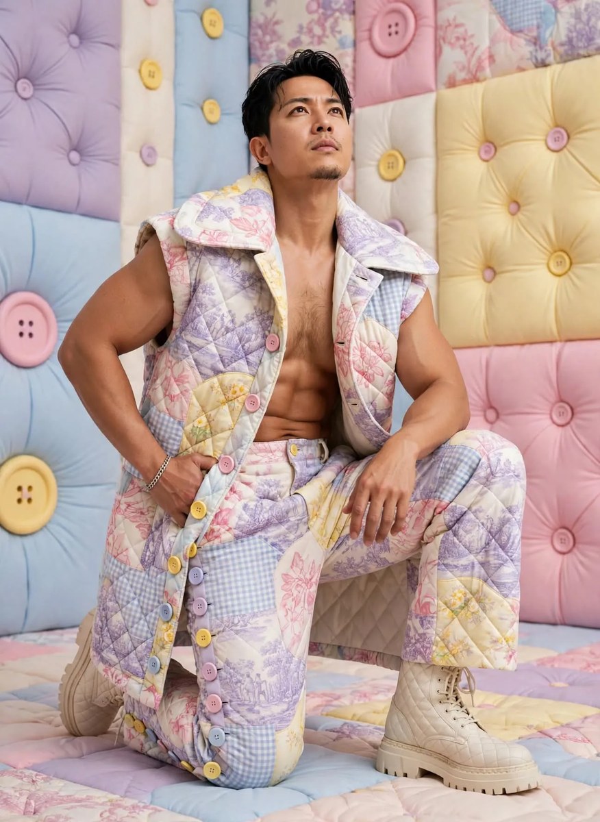 Quilted Couture Fashion Design output 2
