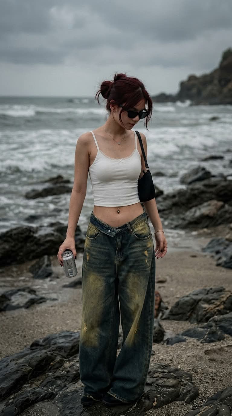 Moody Rocky-Beach Editorial Portrait