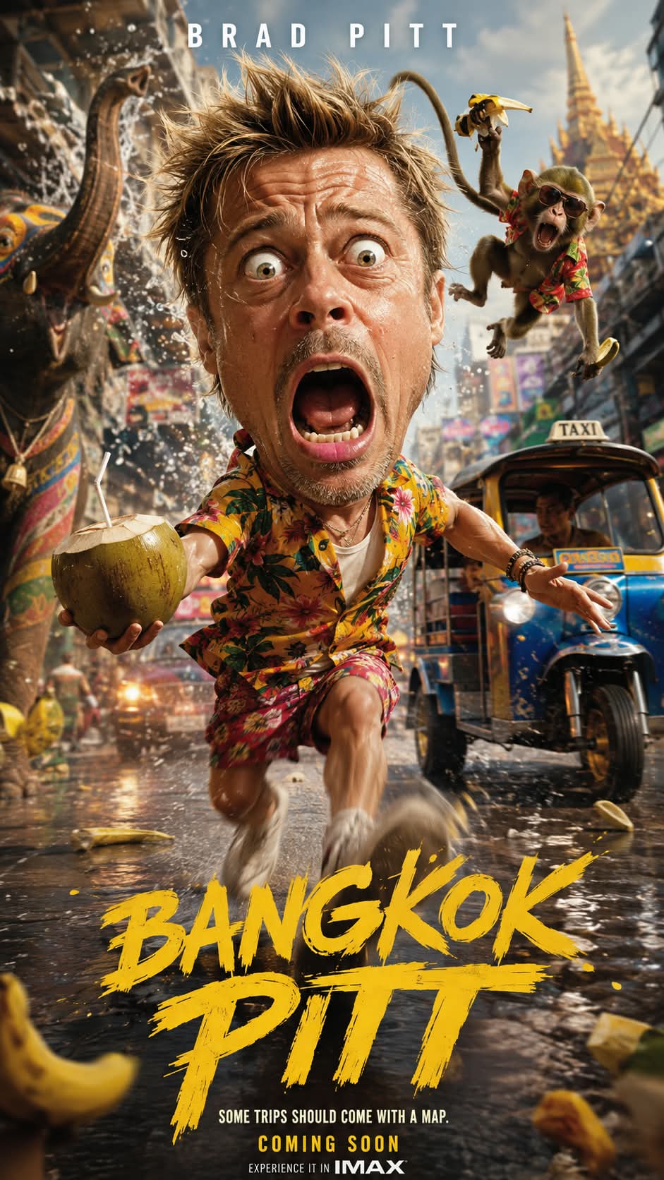 Chaotic 3D Action Blockbuster Poster output 7