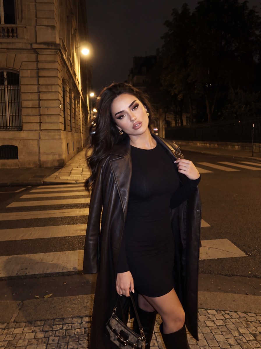 Moody European Night Portrait