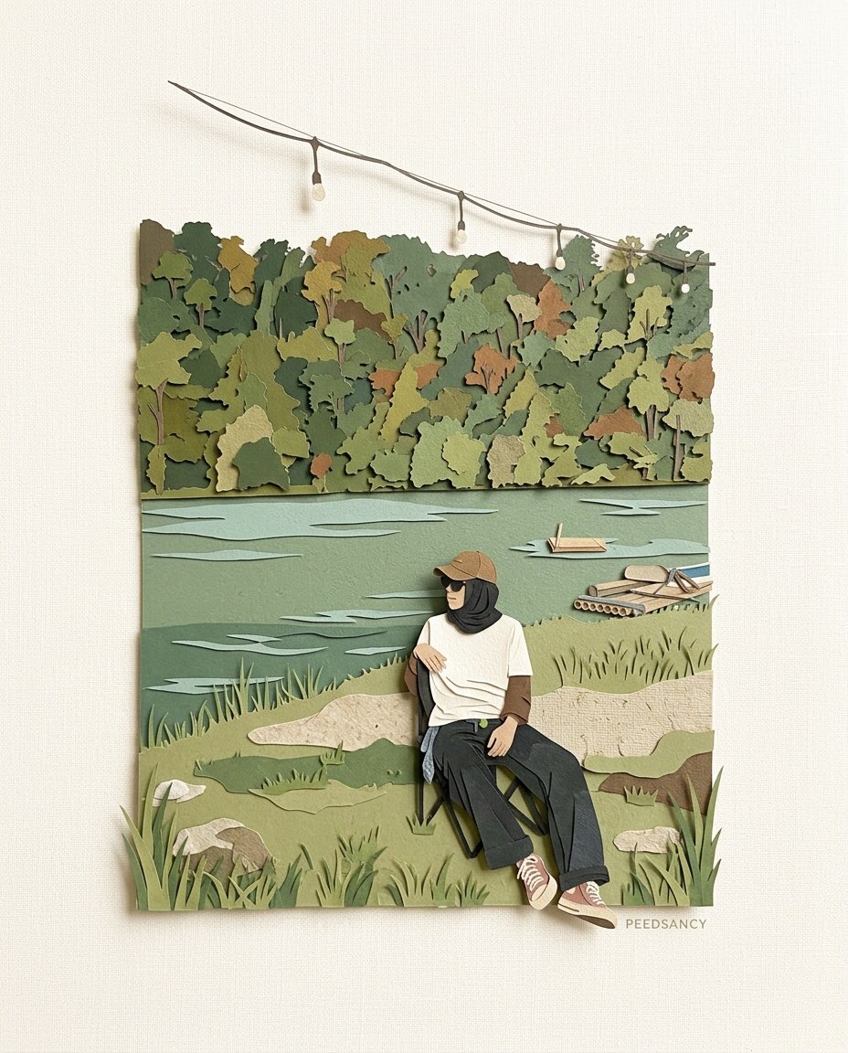 Handcrafted Paper-Cut Travel Artwork