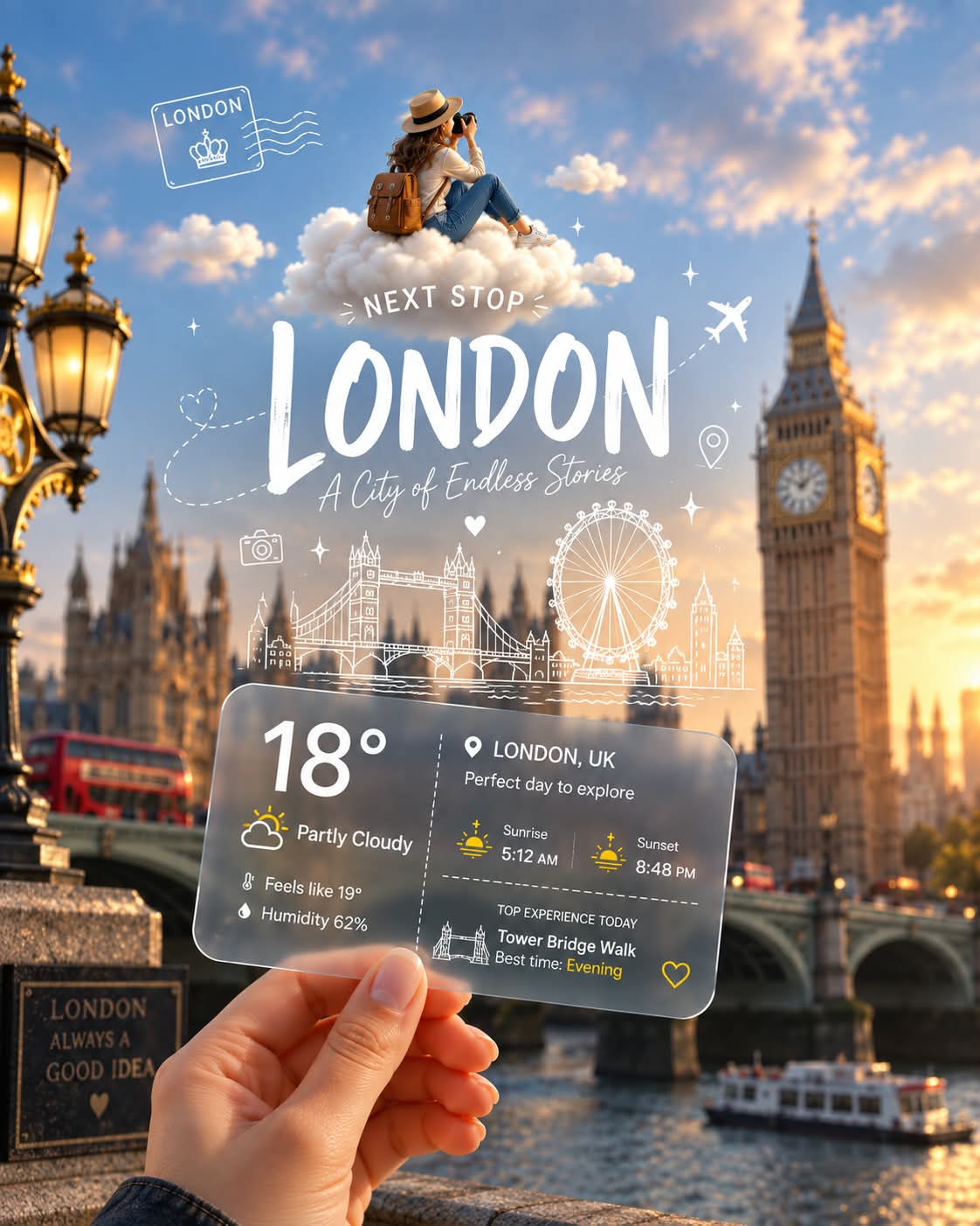 Luxury Golden-Hour Travel Destination Visual output 4