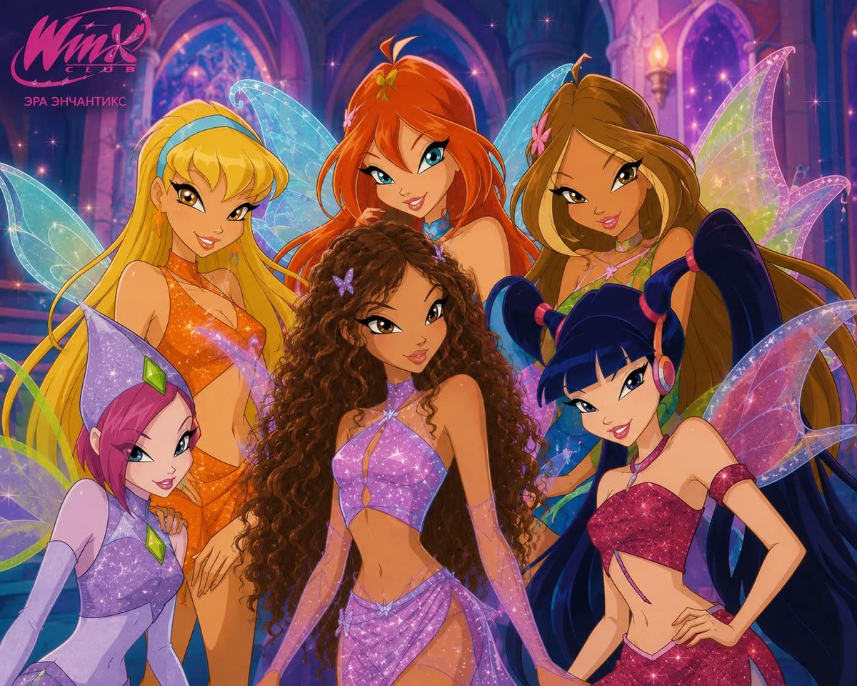Winx Enchantix Fairy Character Artbook Card output 2