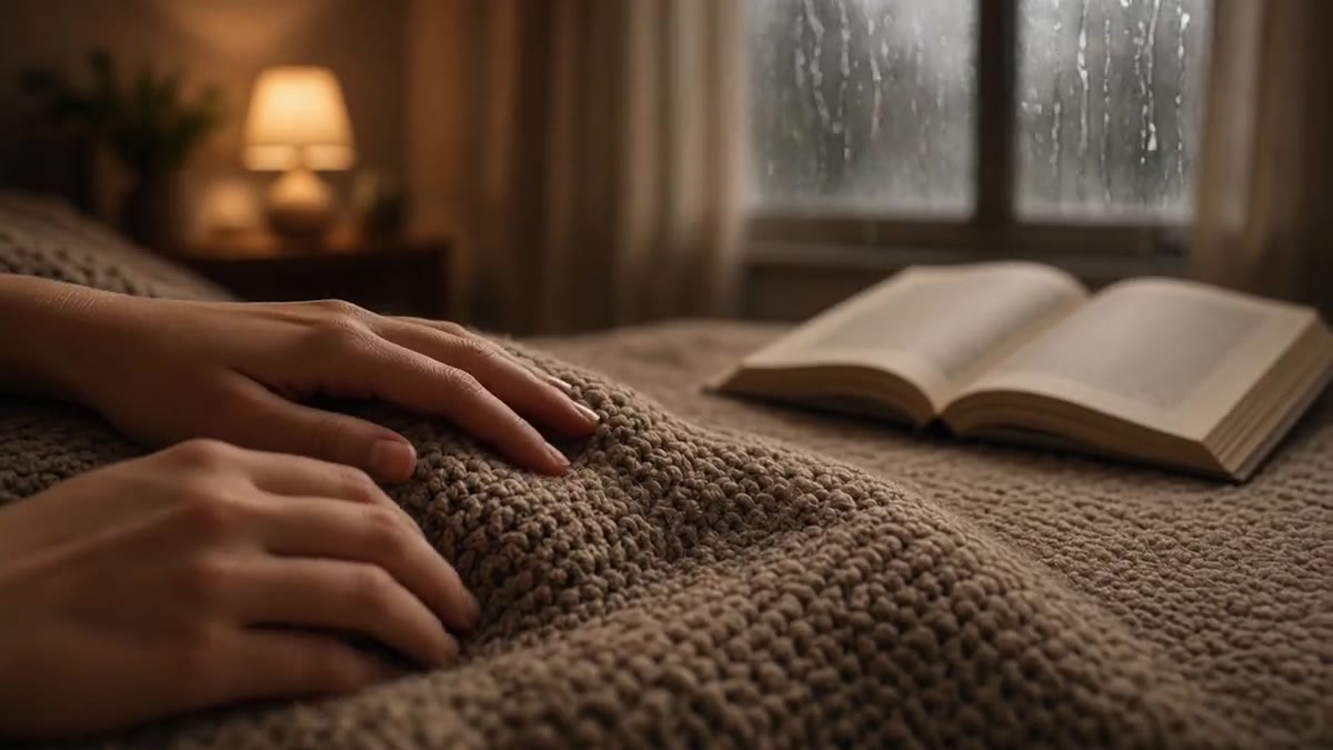 Cozy Bedroom ASMR Cinematic Video Scene