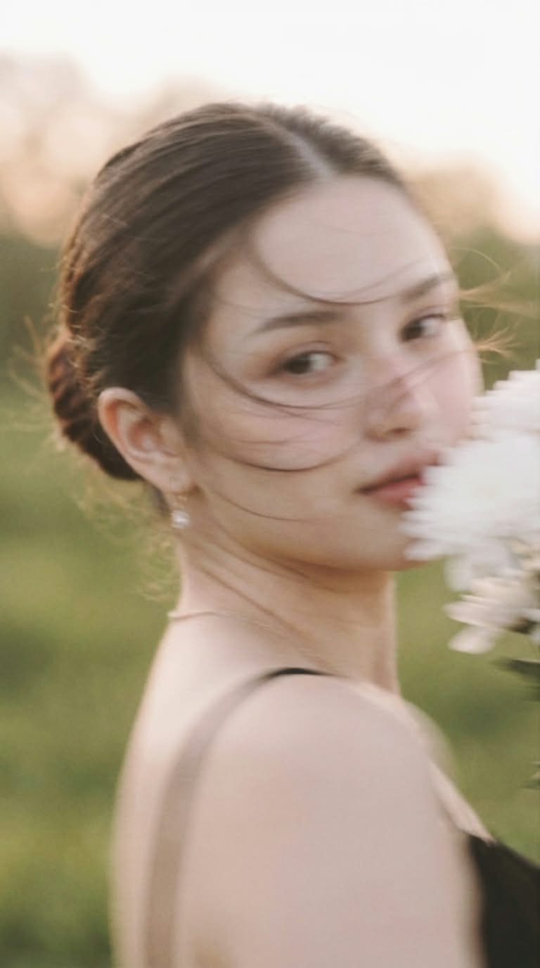 Golden-Hour Chrysanthemum Portrait output 9