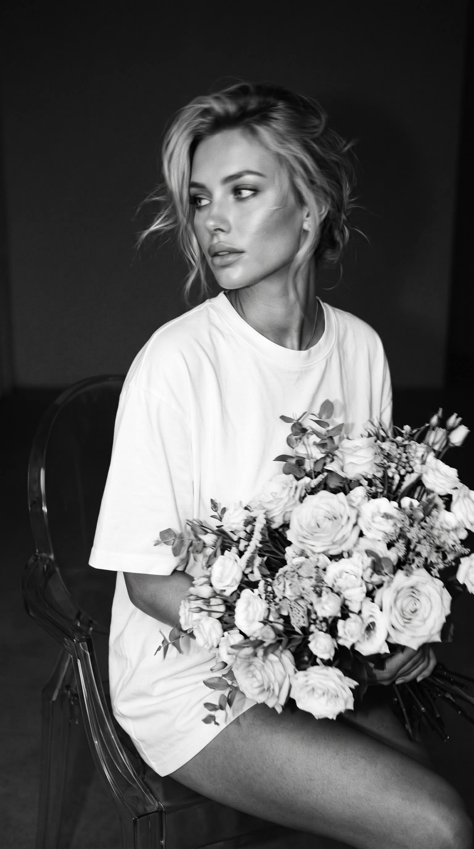Black & White Motion Portrait output 4