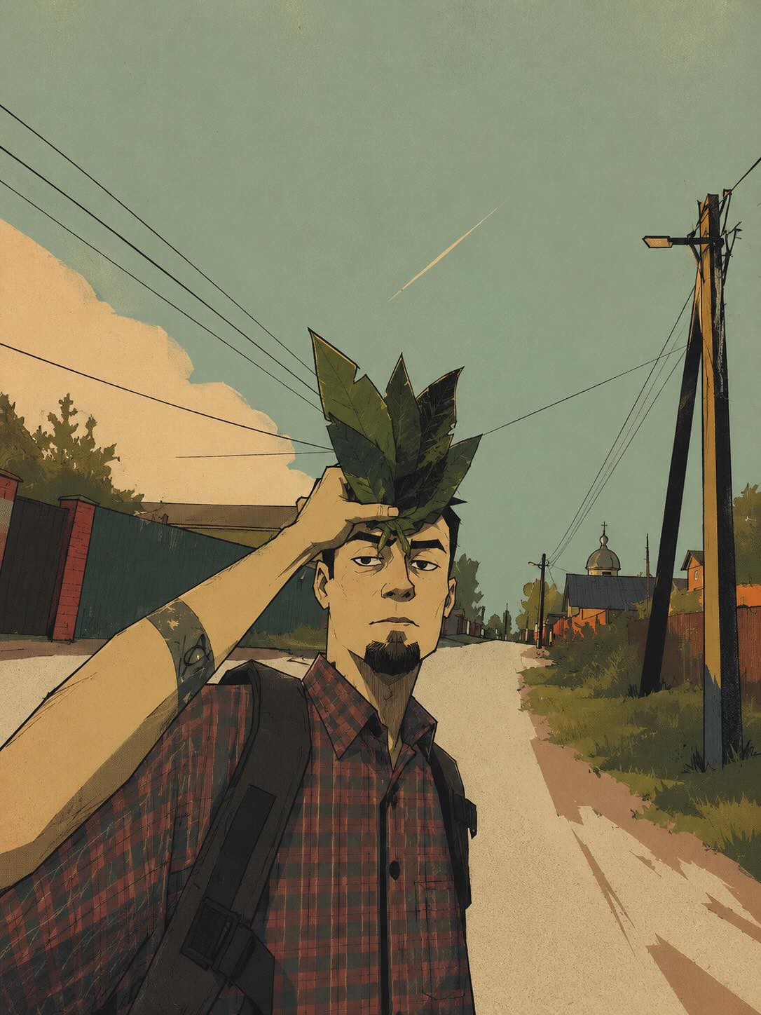 Muted Indie-Comic Illustration output 2