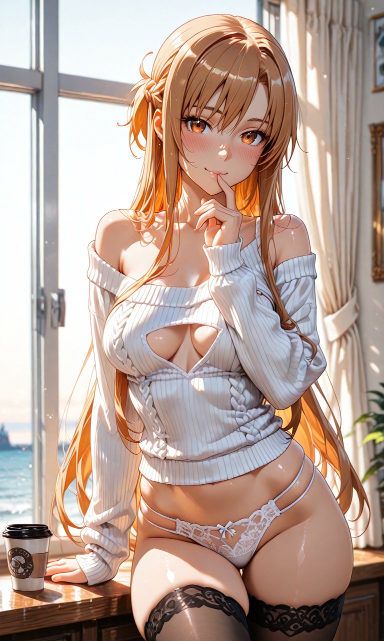Create an Image of Asuna Yuuki from Sword Art Online