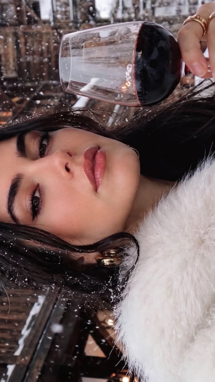 Cinematic Winter Chalet Selfie output 2