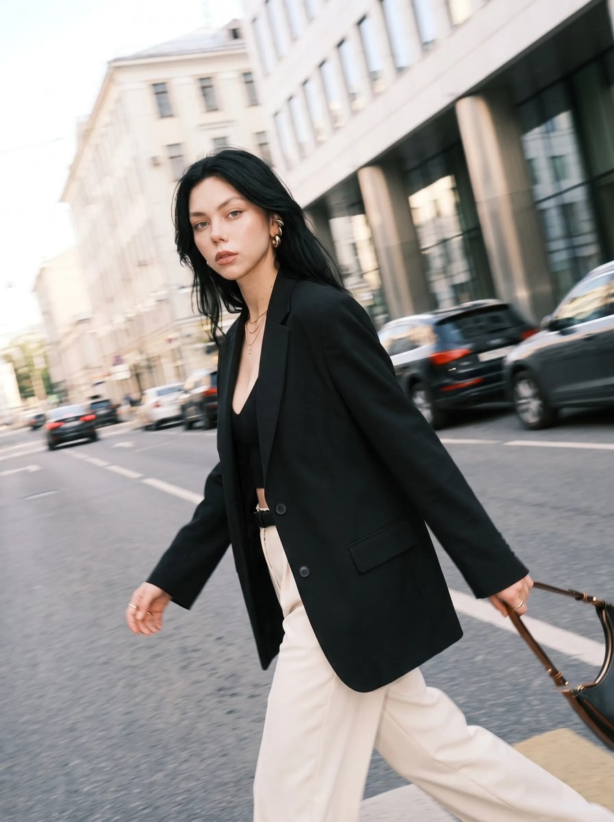 Luxury Street-Style Fashion Portrait output 5