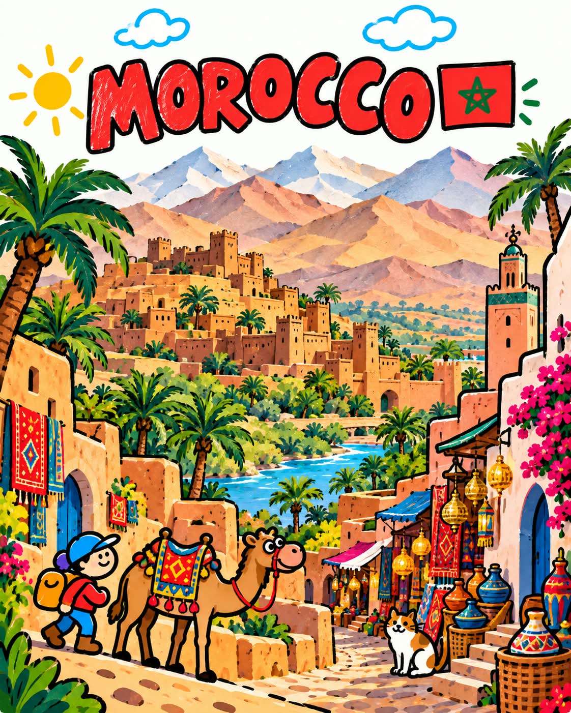 Cohesive Destination Travel Poster output 3