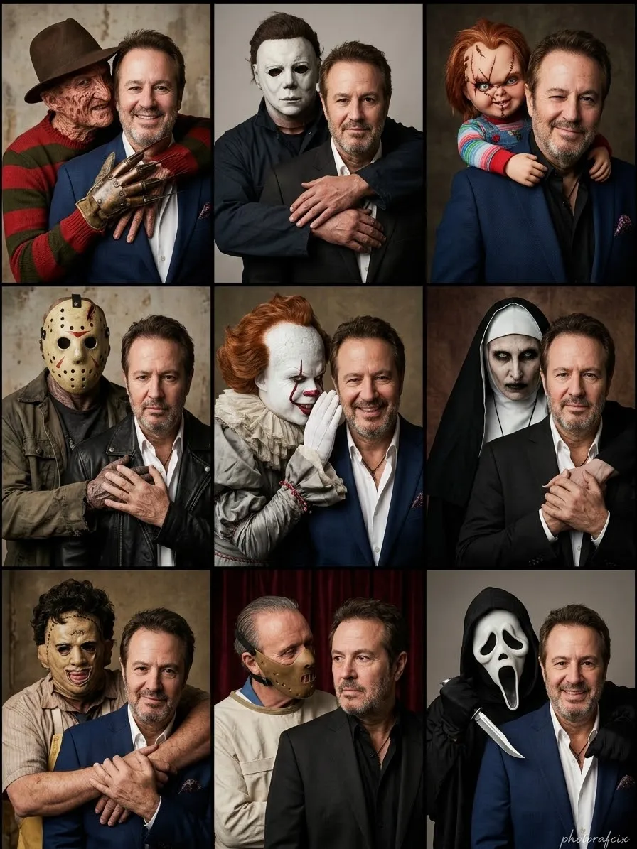 Nine Photorealistic Portraits with Classic Horror Characters output 2