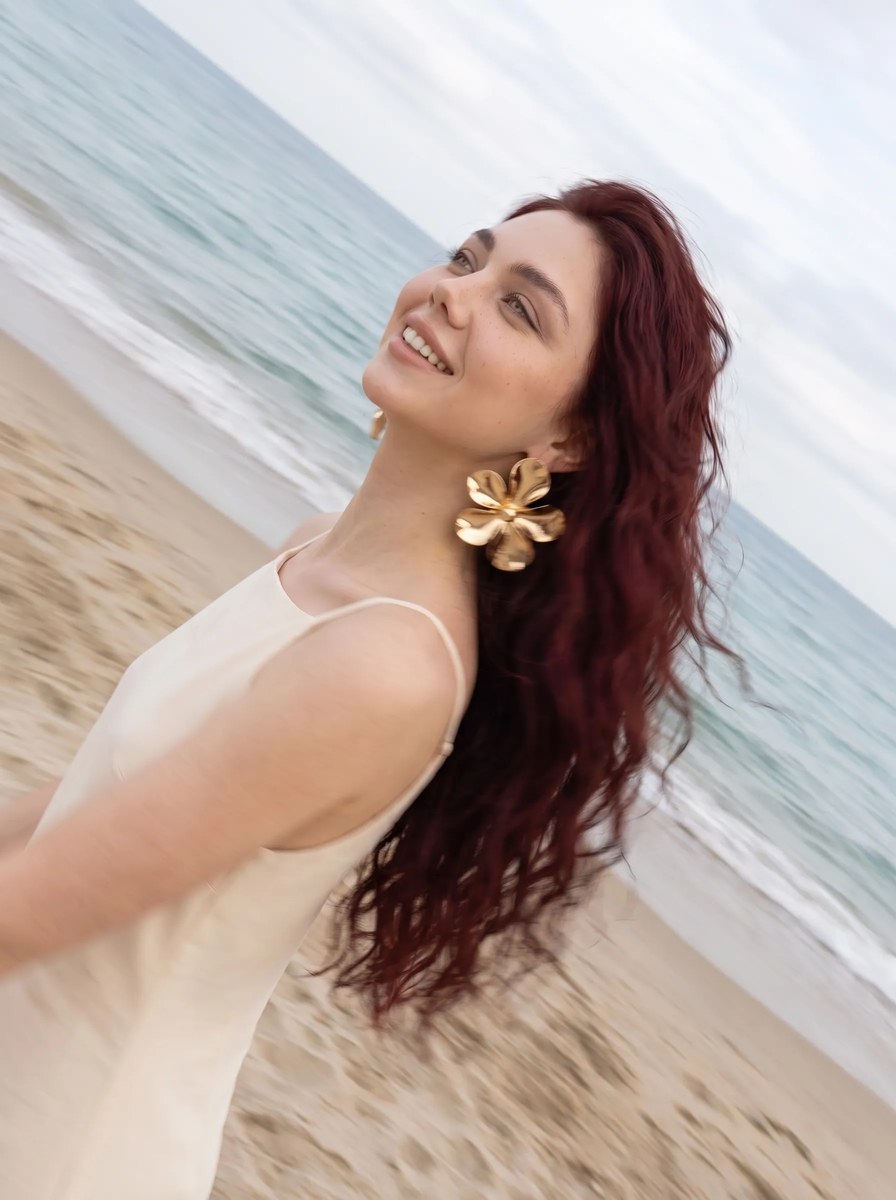 Coastal Luxury Beauty Editorial Portrait output 9