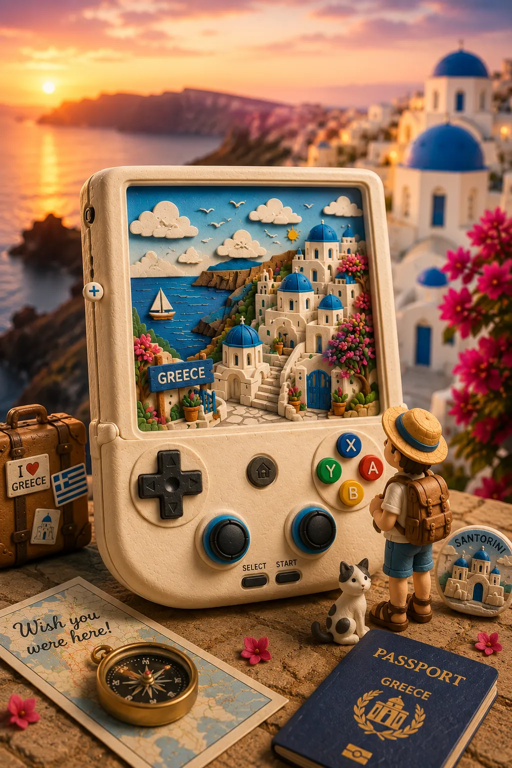 Tiny Handcrafted Travel Diorama output 1