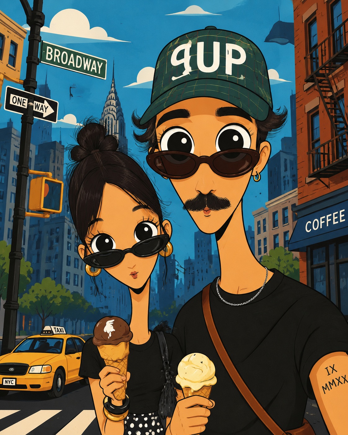 Surreal Cartoon Portrait from a Photo