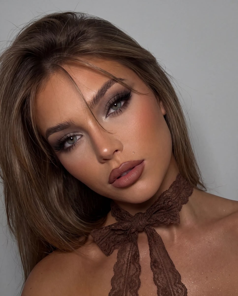 Photorealistic Glam Macro Selfie from a Reference Image