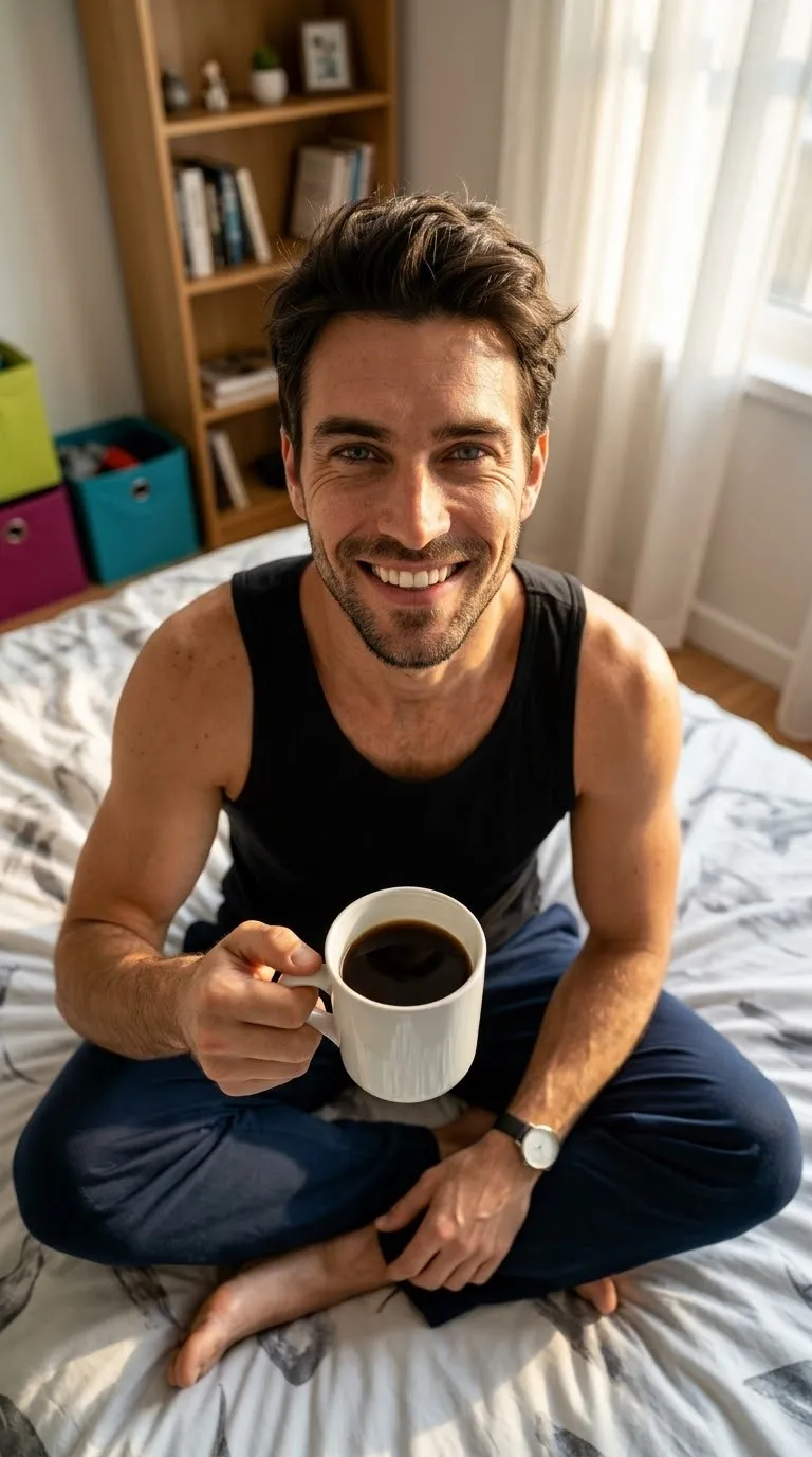 Cozy Morning Coffee Portrait output 3