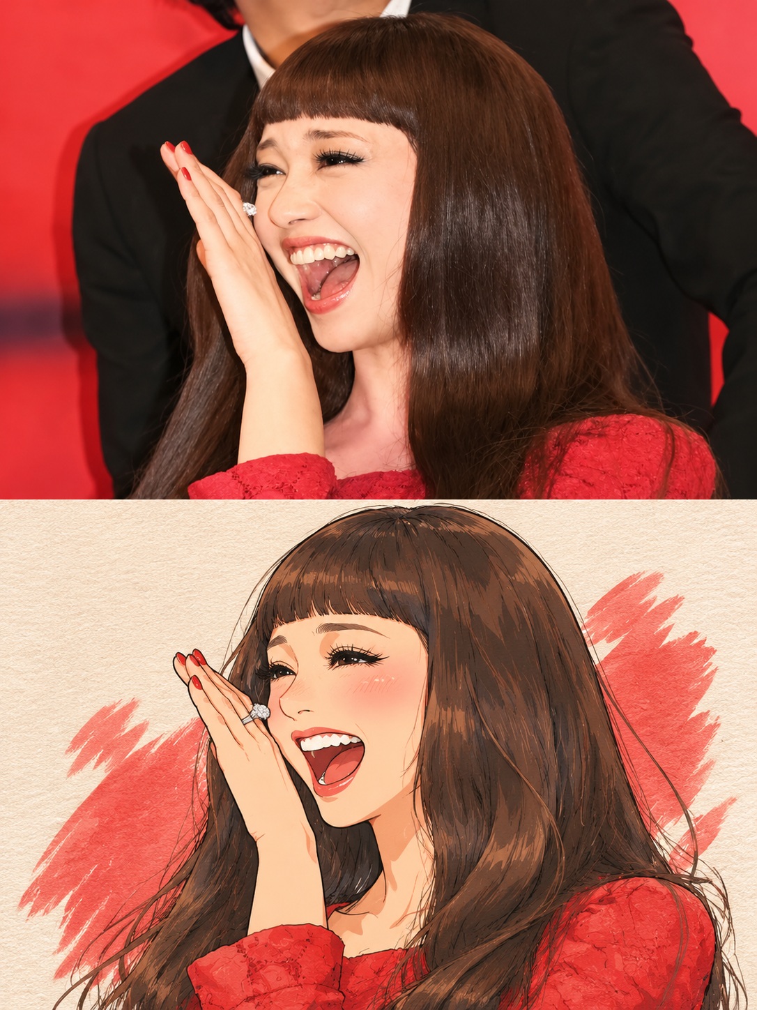 Original Photo and Cel-Shaded Anime Comparison output 5