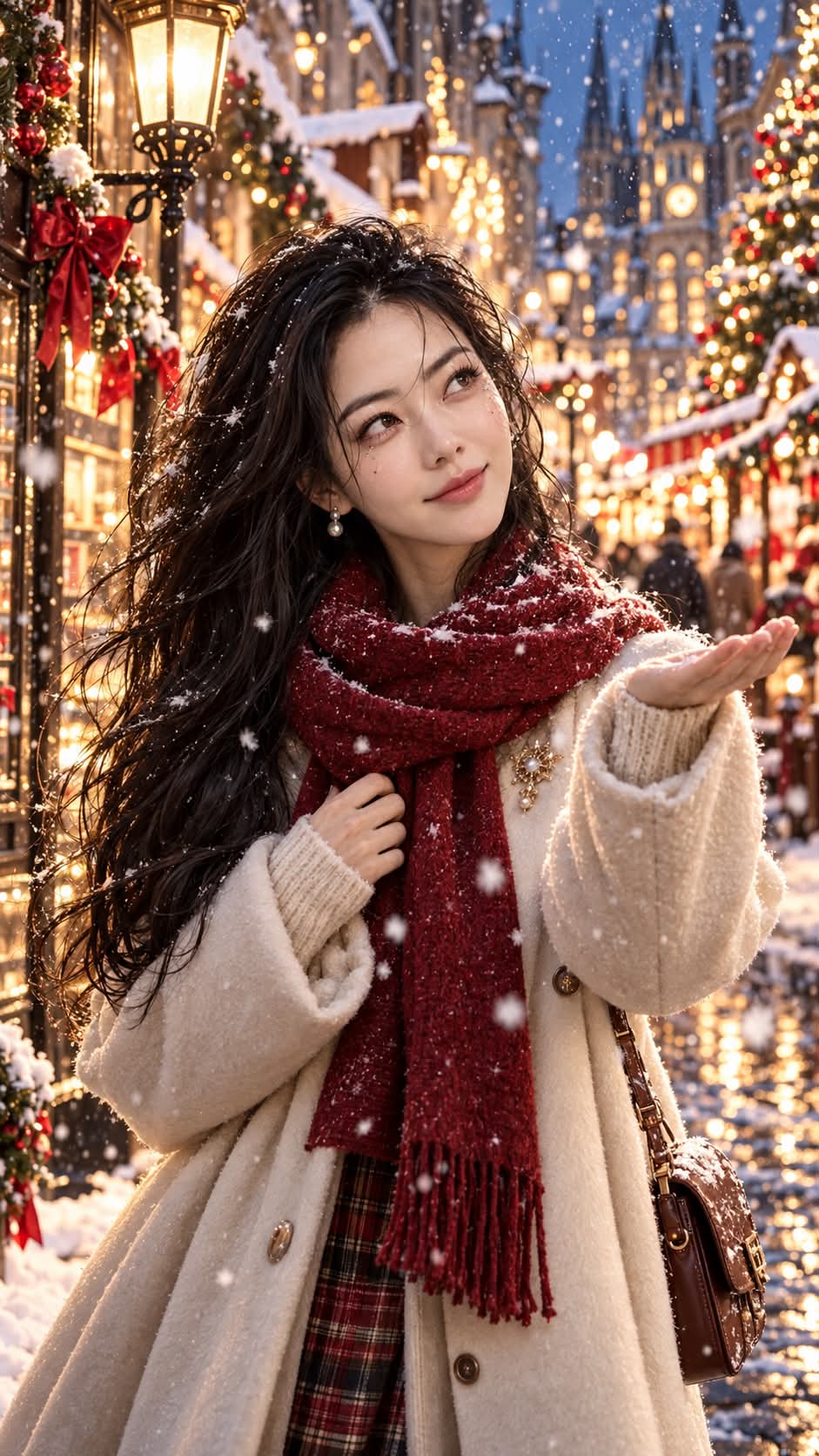 First Snowfall: Cinematic Christmas Portrait output 2