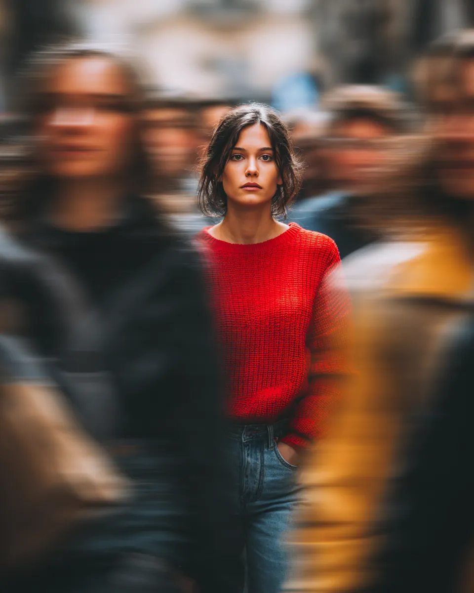 Cinematic Motion-Blur Street Portrait output 4