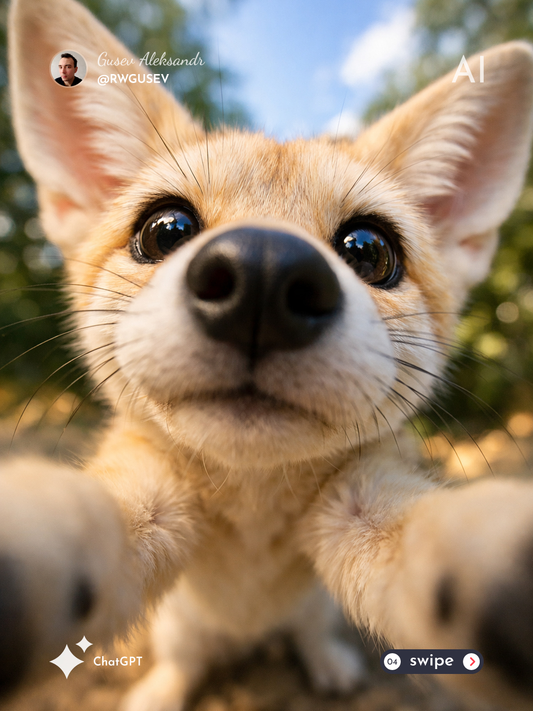 Exaggerated Animal Selfie output 4
