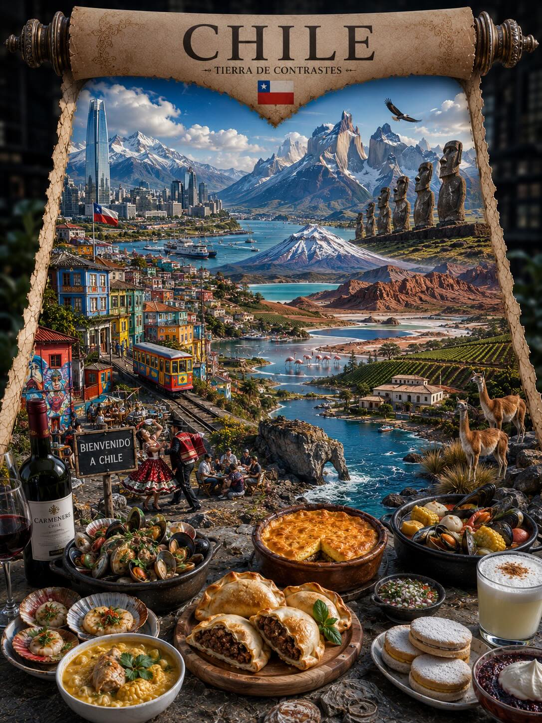 3D Miniature Country Travel Postcard output 6