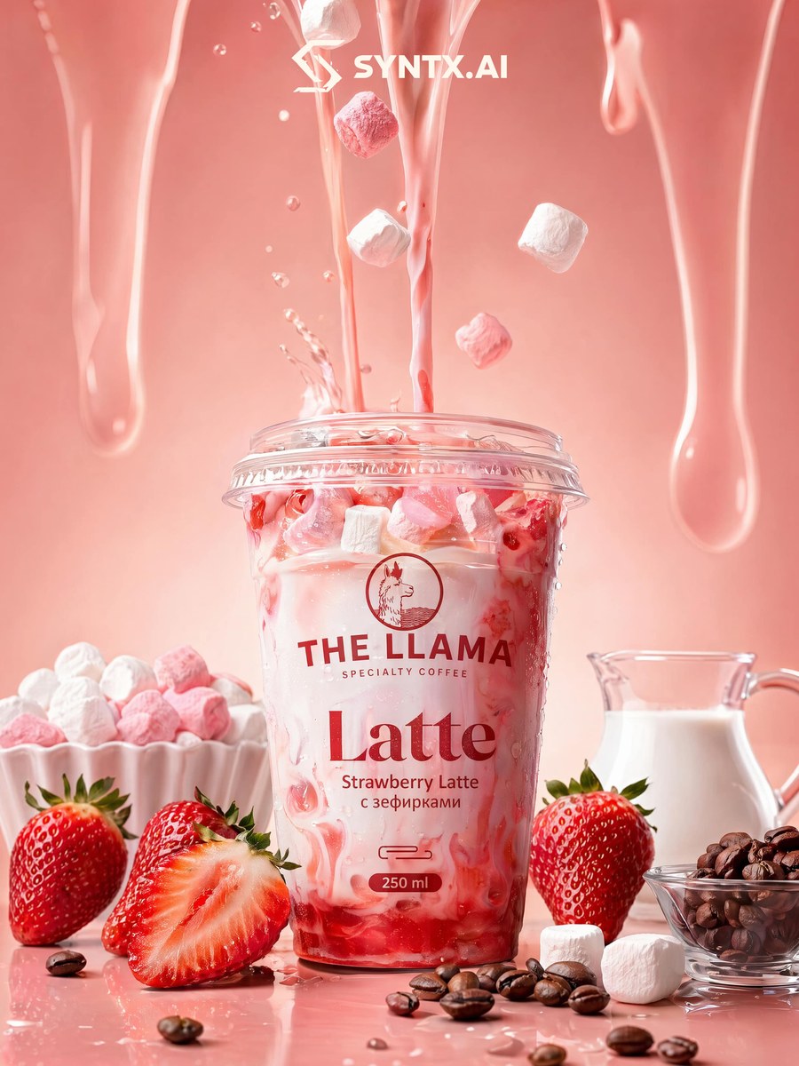 Premium Korean Café Beverage Advertisement output 2