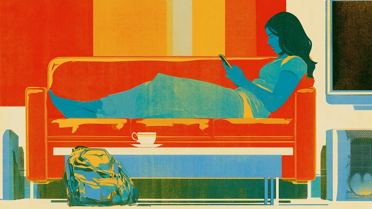 Relaxed Couch Scene