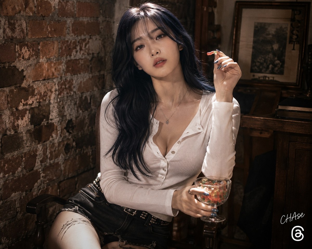 Vintage Jelly Portrait Editorial