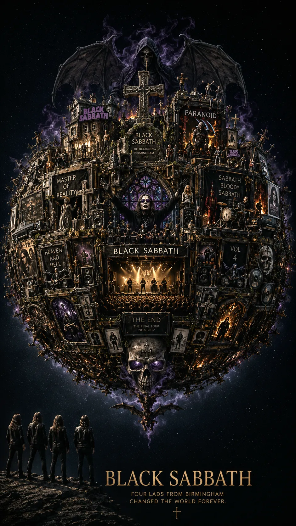 Spherical Planet Diorama of a Pop-Culture Icon output 4