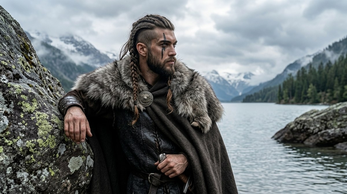 The Northern Warrior: Nordic Viking Editorial Portrait output 15
