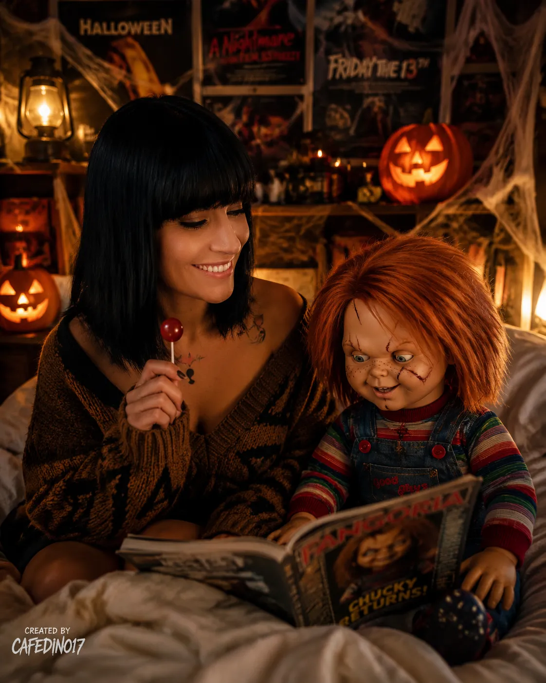Chucky-Inspired Halloween Portrait output 1