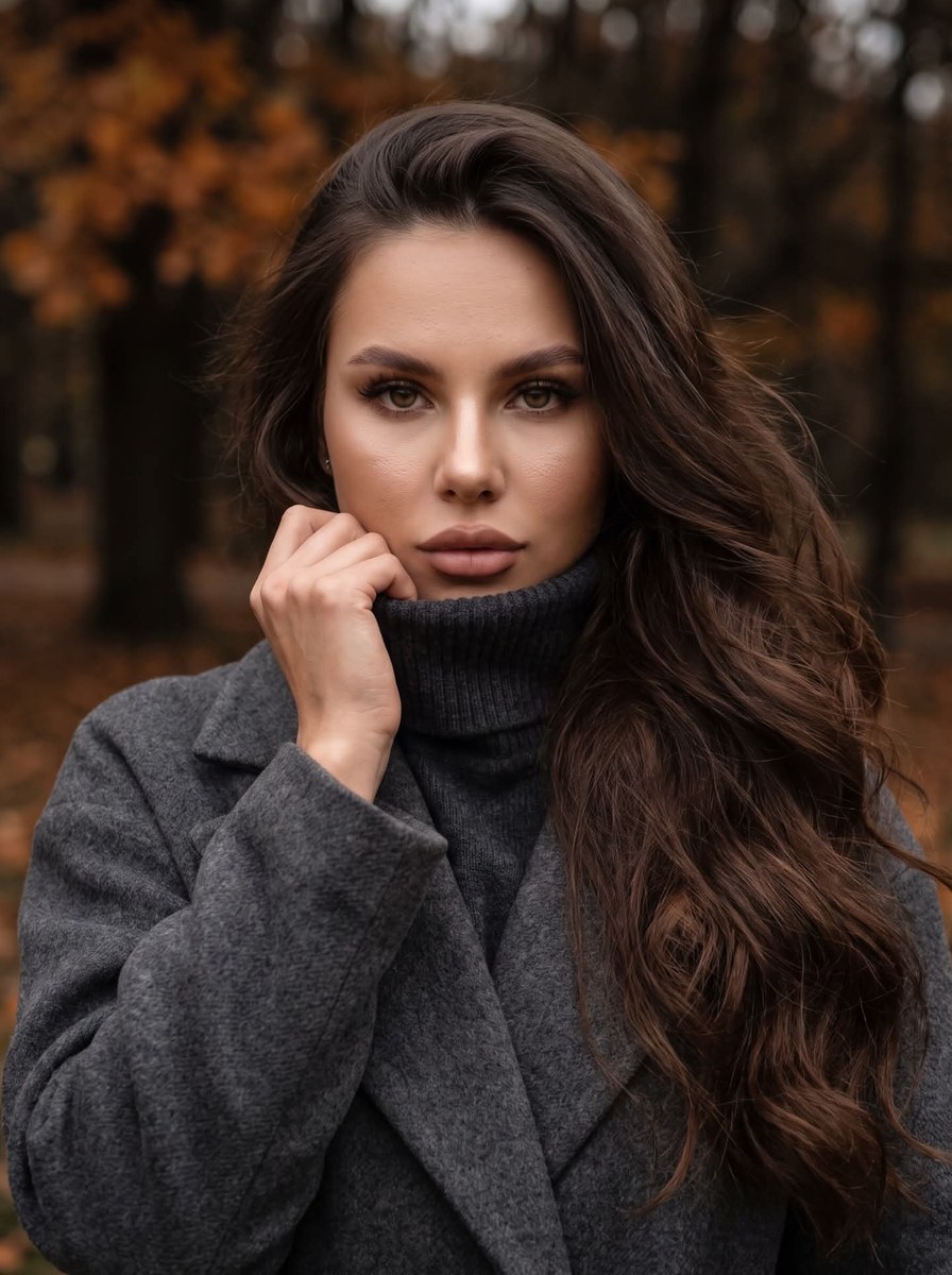 Photorealistic Autumn Beauty Portrait output 2