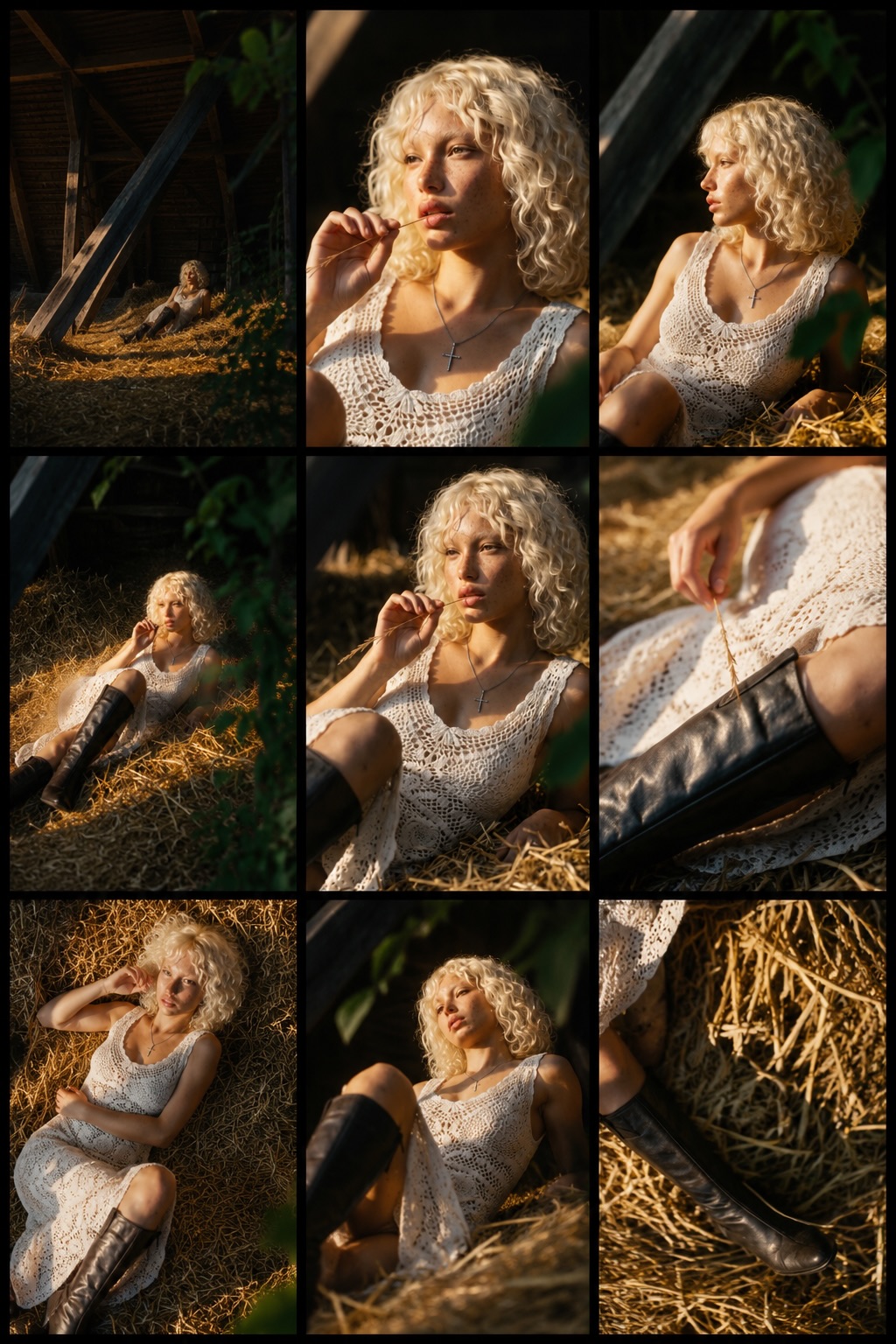 Cinematic Hay-Barn Portrait in Golden Light output 2