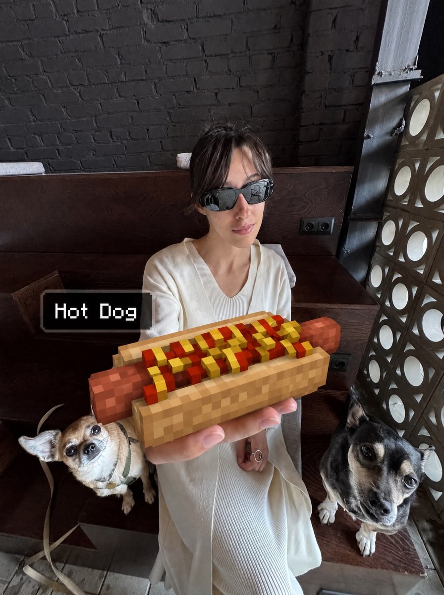 Transform Food in a Photo into Minecraft-Style Voxel Food output 2