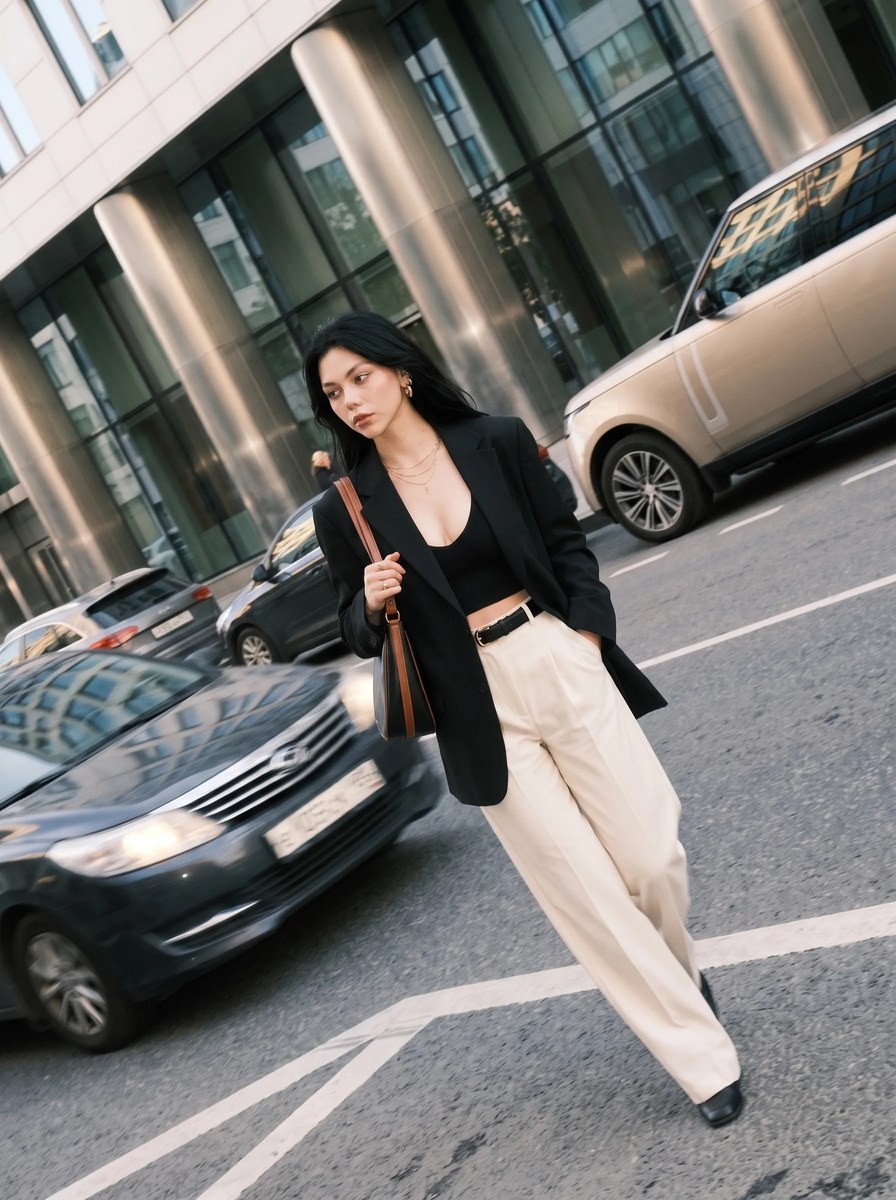 Luxury Street-Style Fashion Portrait output 3