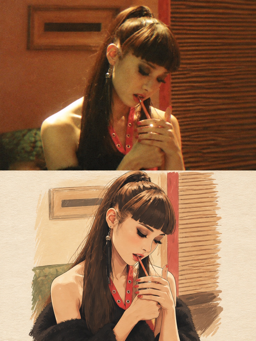 Original Photo and Cel-Shaded Anime Comparison output 4