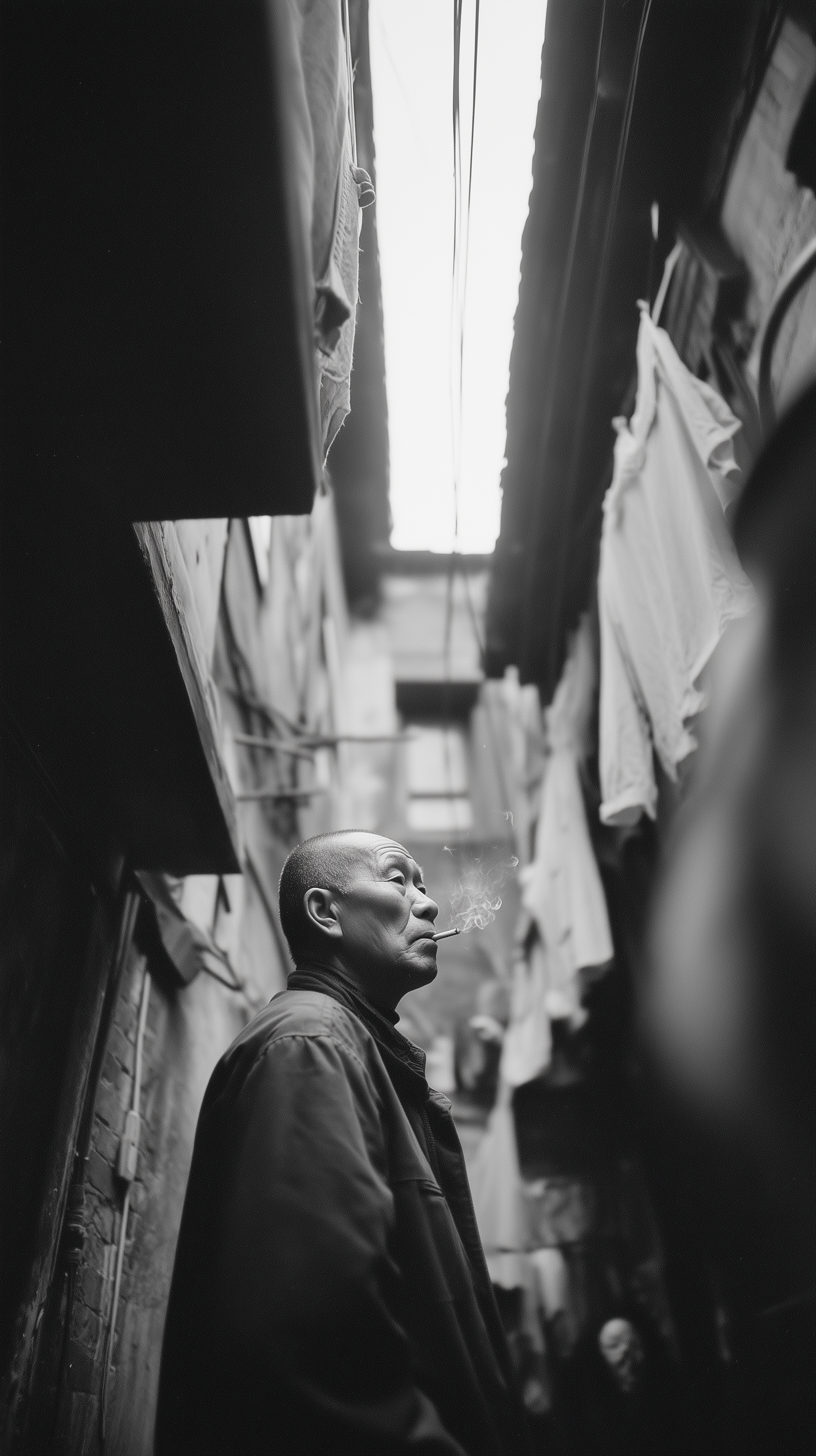 Muted Street Documentary Portrait in an Old Beijing Hutong output 1