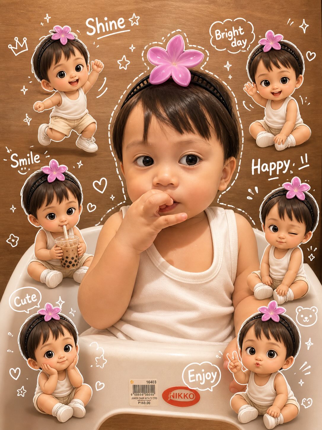 Photo with 3D Chibi Companions output 2