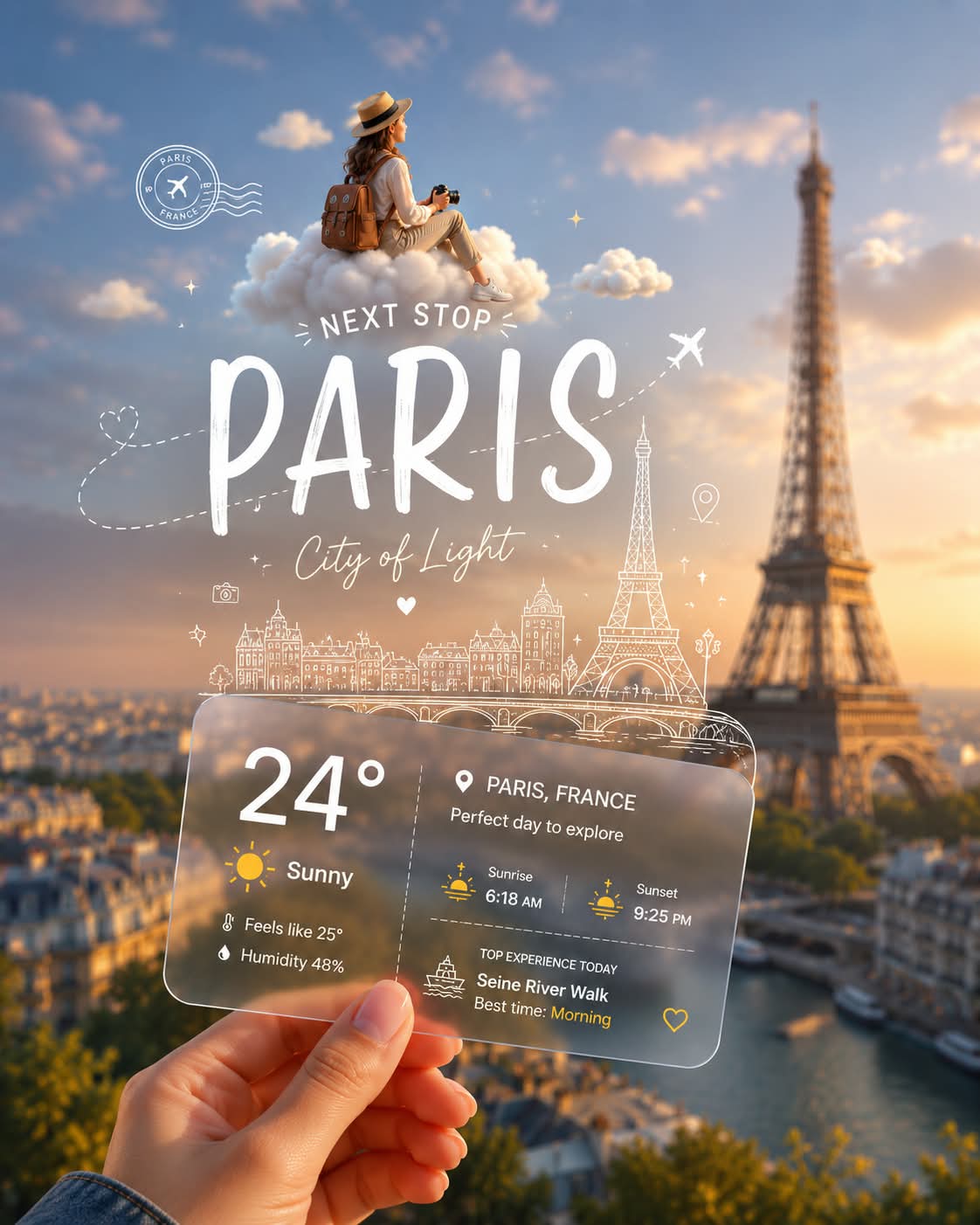 Luxury Golden-Hour Travel Destination Visual