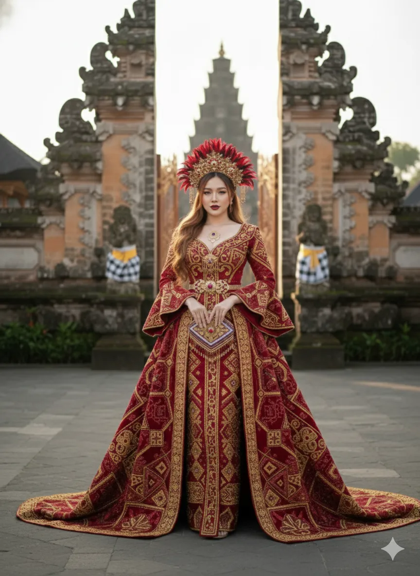 Borneo Kalimantan Royal Fashion Portrait output 2