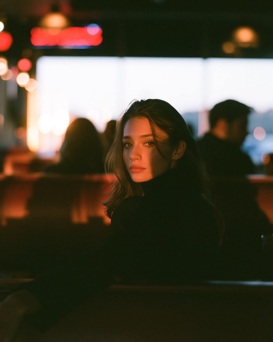 Moody Golden-Hour Café Portrait output 2
