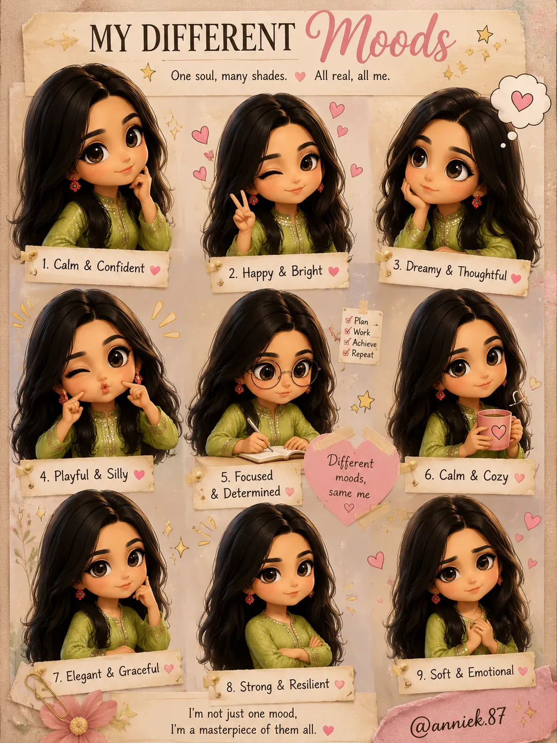 Identify My Moods and Create a Chibi Character